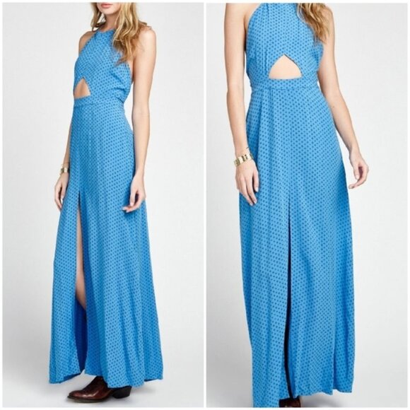 Wildfox Diamond Fourlard Ramblin Rose Maxi Dress - Picture 1 of 1